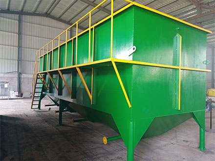 氣浮機現(xiàn)場安裝